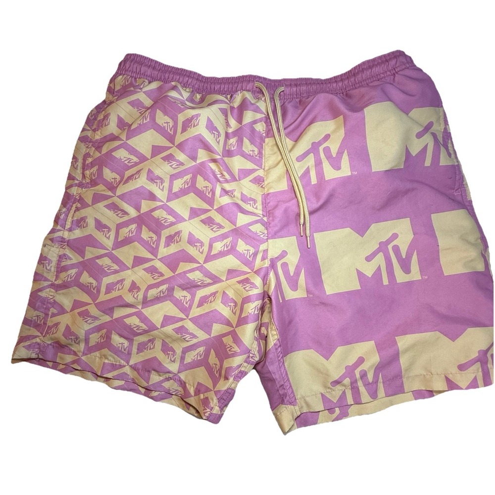 Men's 7" MTV‎ Swim Shorts - L